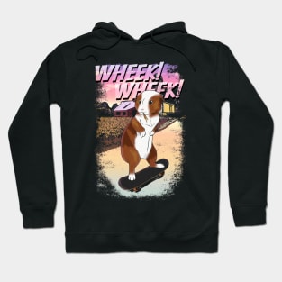 Guinea pig, Skateboard, Skating, Farming, Wheek! Hoodie